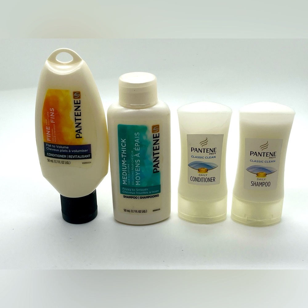 Pantene Conditioner 1.7 FLOz & 0.5 FLOZ & Shampoo 1.7 FLOz & 0.5 FLOZ Travel Sz